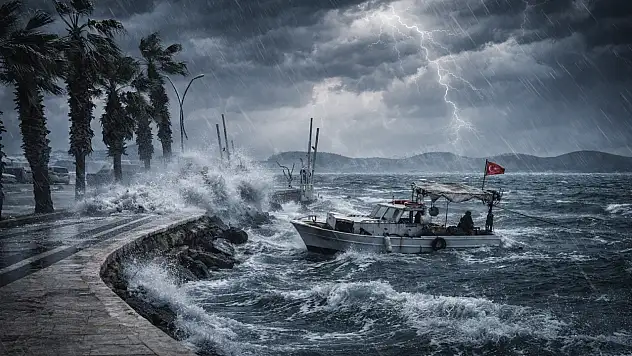 Denizciler Dikkat! Bodrum Milas Hattında '9 Şiddetinde' Fırtına Bekleniyor