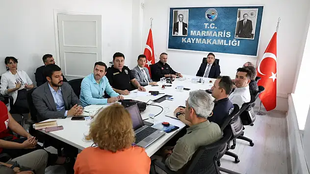 Marmaris'te kriz masası kuruldu saha taramaları sürüyor