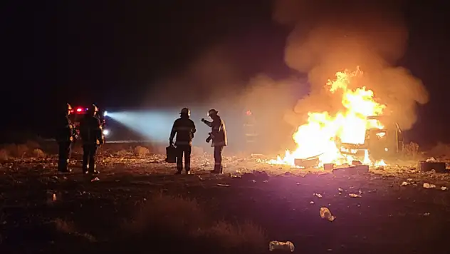 Milas Fesleğen'de otluk yangını korkuttu