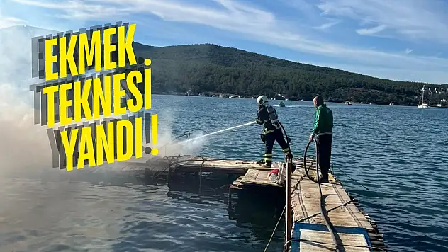 Milas Kazıklı'da Balıkçı Teknesi Alev Alev Yandı