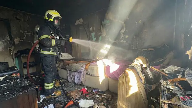 Milas'ta ev yangını paniğe neden oldu