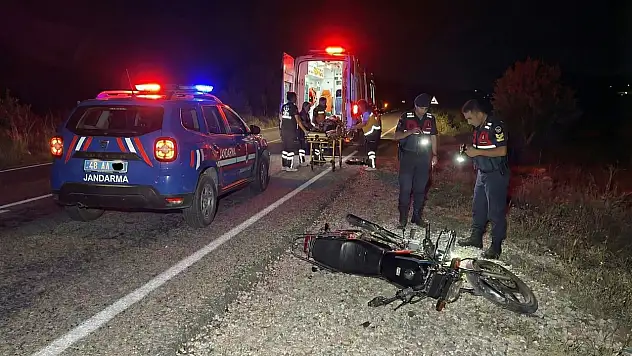 Milas'ta Feci Kaza: Domuza Çarpan Motosiklet Sürücüsü Yaşam Savaşı Veriyor