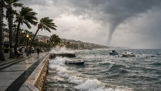 Milas'ta fırtına öncesi sessizlik: Hızı 90 km'yi bulacak!