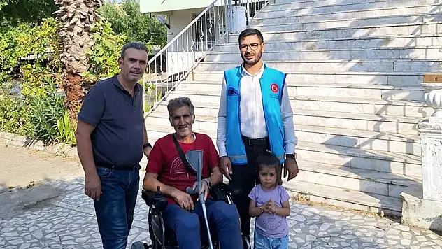 Milas'ta İmamdan Örnek Davranış: Engellilere Umut Oluyor