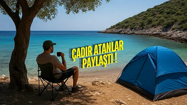 Milas'ta kampçılar gizli cenneti paylaştı: Artık saklı değil