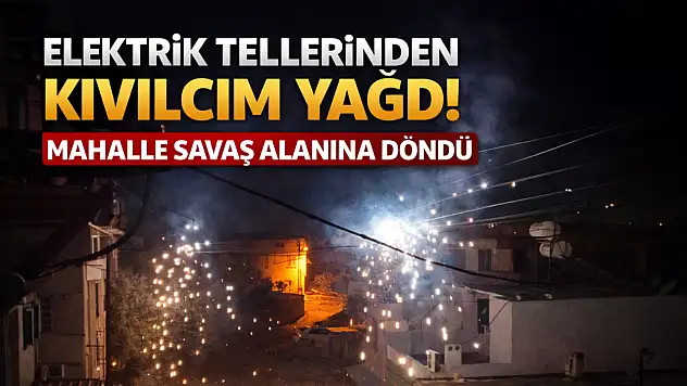 Milas'ta Korku Filmi Gibi Gece: Gökten Kıvılcım Yağdı!