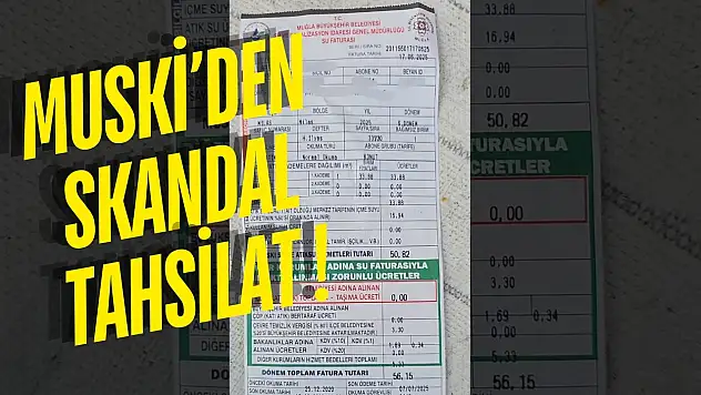 Milas'ta MUSKİ Skandalı: Kapatılan Aboneliklere Hâlâ Fatura Gönderiyorlar