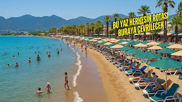Milas'ta yaz turizminin gözdesi olan plajlarda yoğunluk artıyor