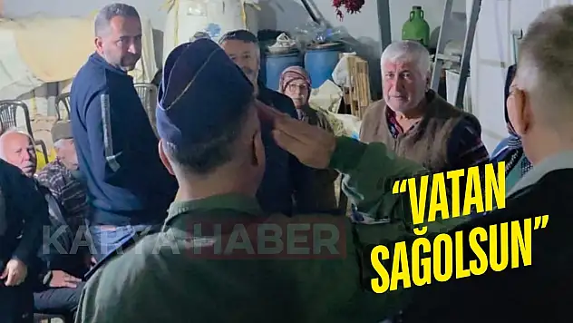 Milas'ta yürekleri dağlayan an: 'Osman Amca, sen artık bir şehit babasısın'