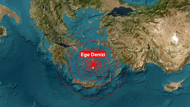 Son Dakika...Ege Denizi'nde 5.0 Büyüklüğünde Deprem Meydana Geldi!