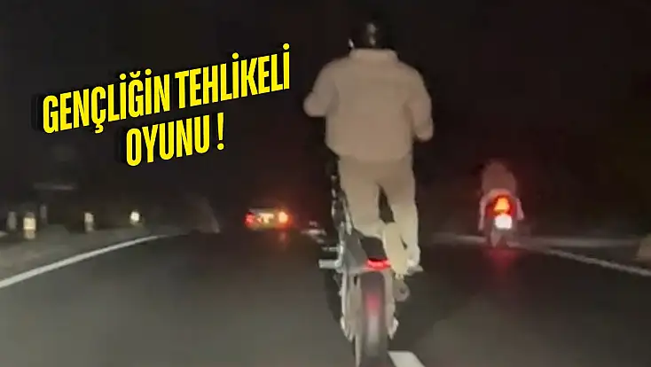 Milas'ta Plakasız Motosikletli Gençler Ölümle Dans Ediyor