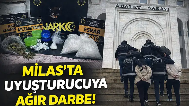 Polis Zehir Tacirlerinin 'Yılbaşı' Planını Milas'ta Suya Düşürdü:  Kilolarca Uyuşturucu Yakalandı