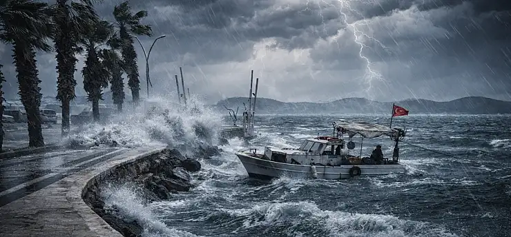 Denizciler Dikkat! Bodrum Milas Hattında '9 Şiddetinde' Fırtına Bekleniyor