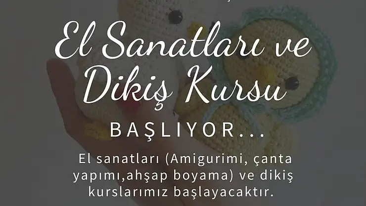 El Becerileriyle Geleceğe Dokunan Kadınlar: Milas'ta Sanat ve Dikiş Kursları Başlıyor
