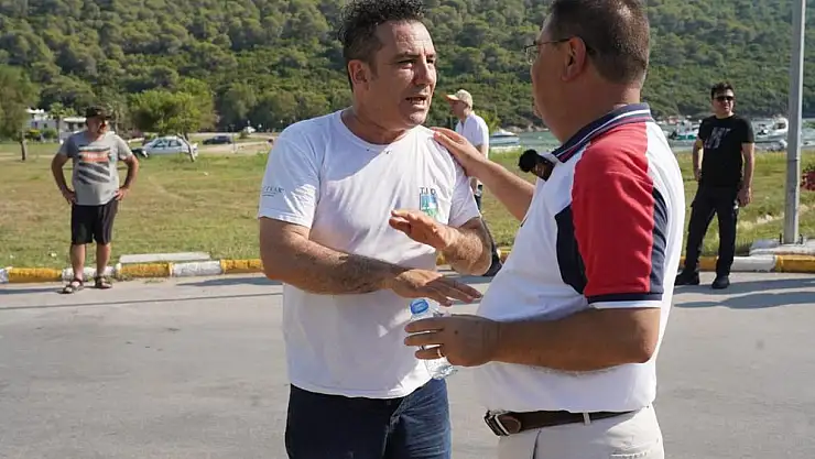 Ferhat Göçer Yangın Bölgesinde