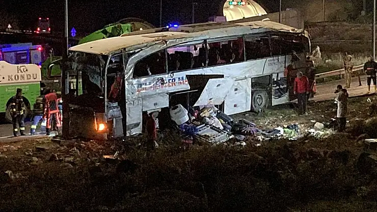 Mersin’de otobüs kazası: 9 kişi öldü, 30 kişi yaralandı