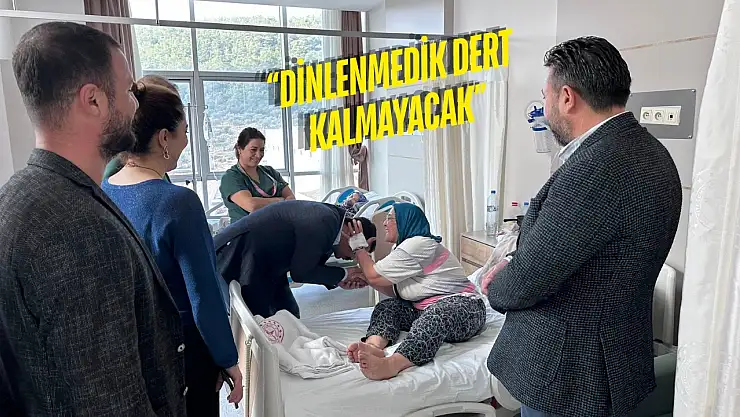 MHP Milas'tan Hastane Ziyareti: 'Derdiniz Derdimizdir'