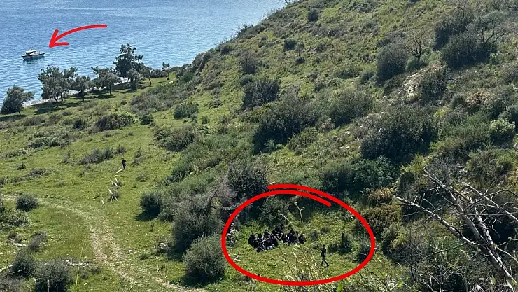 Milas açıklarında göçmen kaçakçılığına darbe
