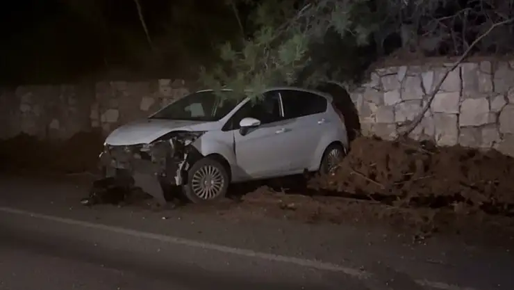 Milas Bağdamlar Mevkiinde Trafik Kazası: 1 Yaralı