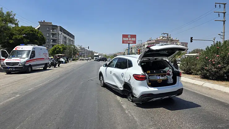 Milas Balçık Kavşağı'nda Kırmızı Işık İhlali Kazaya Yol Açtı