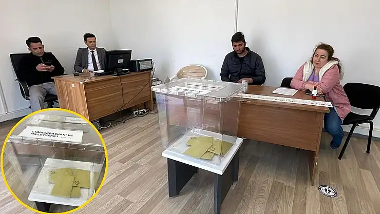 Milas Havalimanı Gümrük Kapısı’nda oy verme işlemi başladı