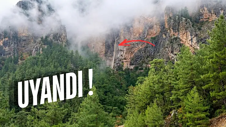 Milas'ın Yıllardır Uyuyan Kalem Şelalesi Yeniden Canlandı