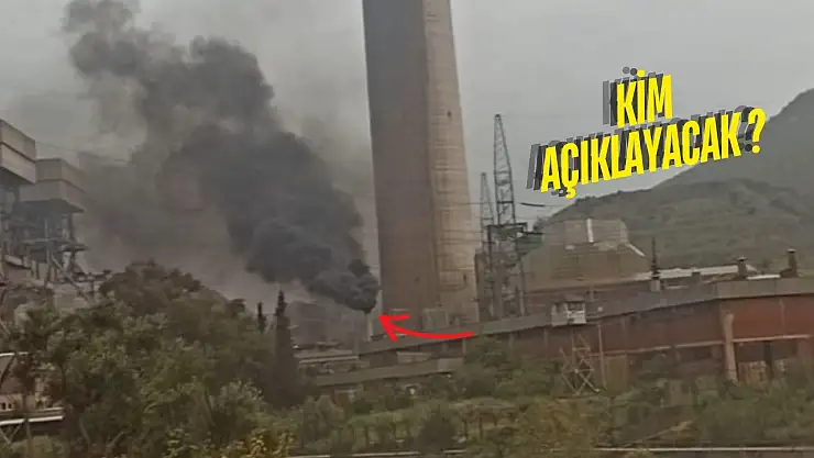 Milas Kemerköy Santrali'nden çıkan siyah duman çevre kirliliği endişesi yarattı