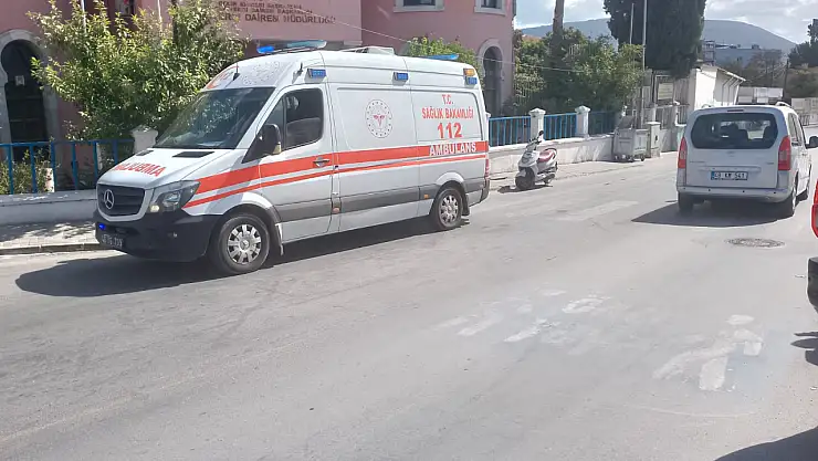 Milas'ta Aşırı Hız Kazaya Neden Oldu: Motosiklet Sürücüsü Yaralandı