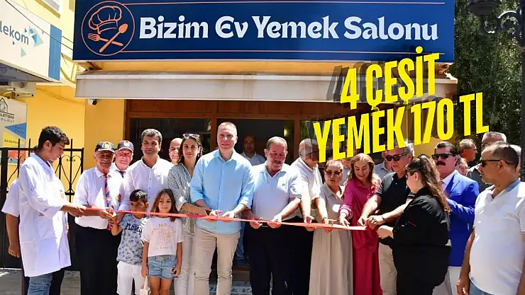Milas'ta Bizim Ev Yemek Salonu Hizmete Açıldı