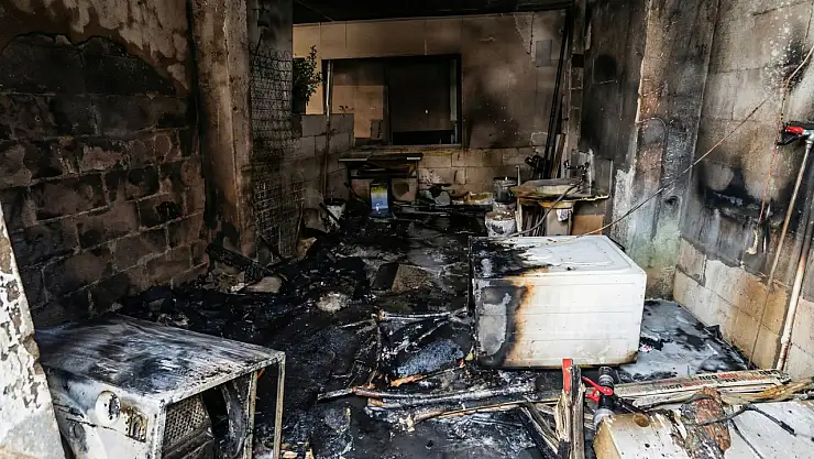 Milas'ta ev yangını paniğe neden oldu