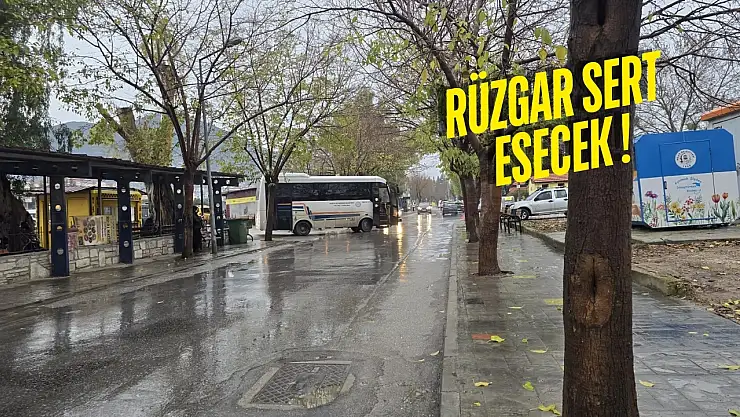 Milas'ta hava soğuyor fırtına kapıda