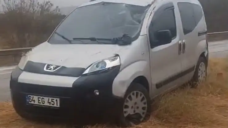 Milas'ta kontrolden çıkan araç refüje çıktı:  1 yaralı