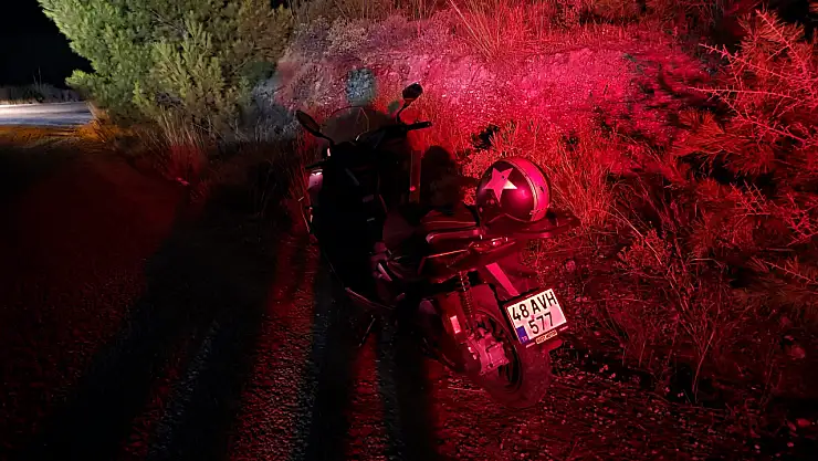 Milas'ta Motosiklet Şarampole Uçtu: 2 Kişi Yaralandı