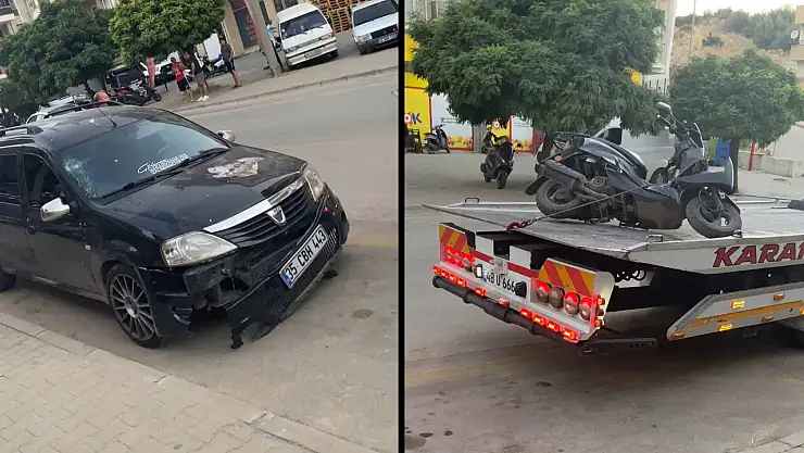 Milas'ta Otomobil ile Motosiklet Çarpıştı: Bir Kişi Yaralandı