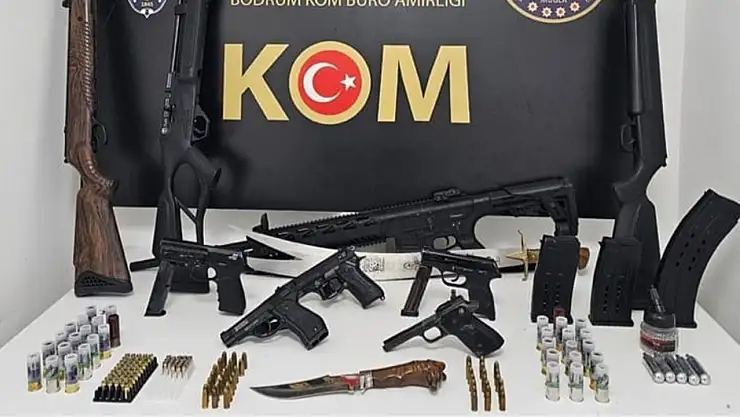 Milas'ta Sosyal Medyada Silah Paylaşanlara Operasyon