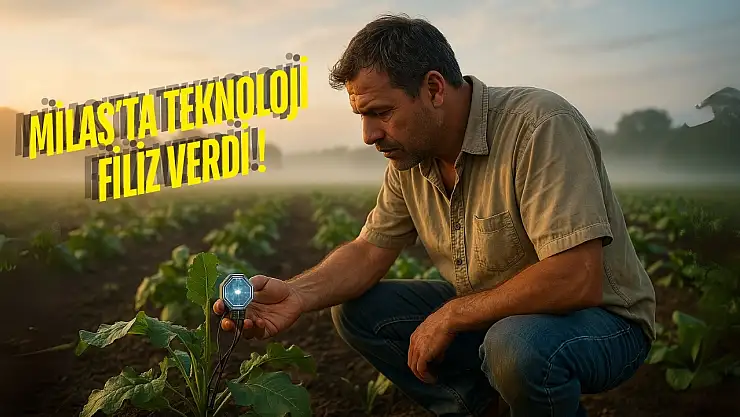Milas'ta Toprağa tohum değil teknoloji ekiyorlar!