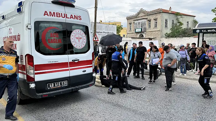 Milas'ta yağışlı hava kazaya neden oldu