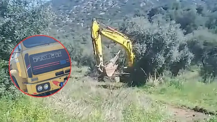 Milas’ta Kaçak Kazı Operasyonu: 3 Şüpheli Ekskavatör ve Kamyonla Yakalandı