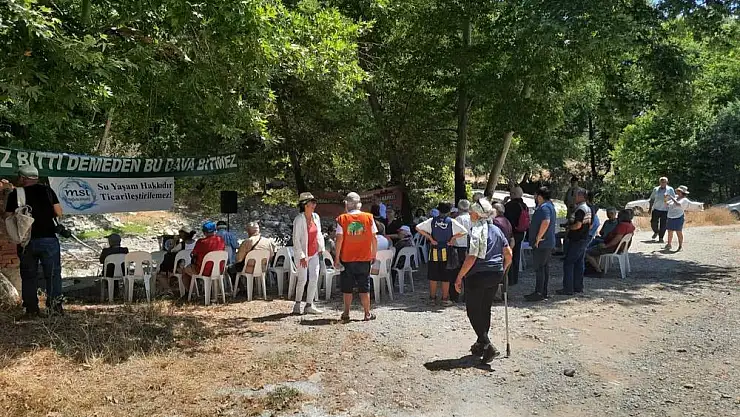 Milas'ta Su Eylemi: Rant Uğruna Suyun Nasıl Yok Edildiği Anlatıldı