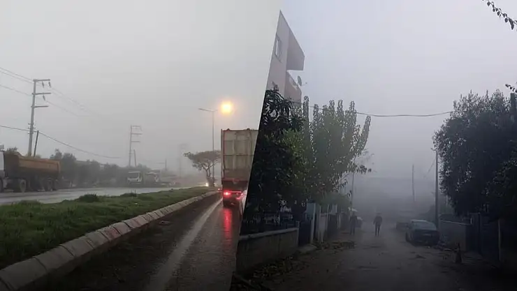 Milas’ta Yoğun Sis Etkili Oldu: Sürücüler Zor Anlar Yaşadı