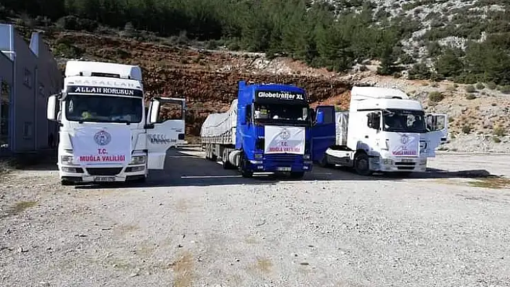 Muğla Valiliği: 󈬏 TIR Yola Çıktı, 600 Ünite Kan Bölgeye Ulaştırıldı”