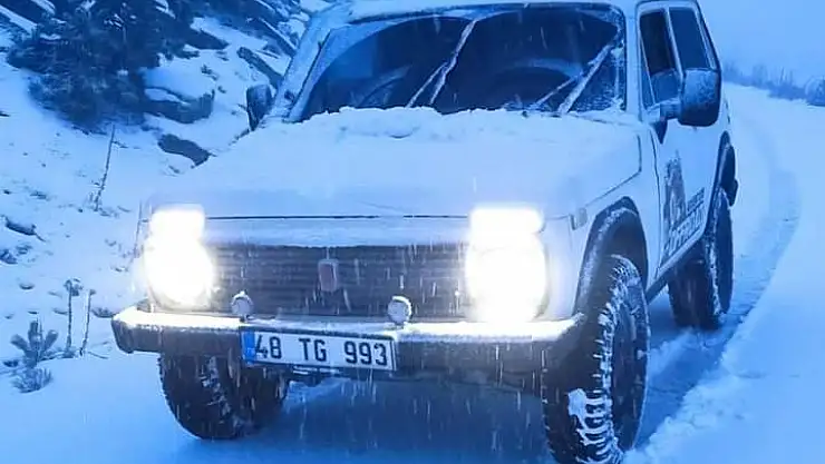 Muğla’da Kar Yağışı Başladı