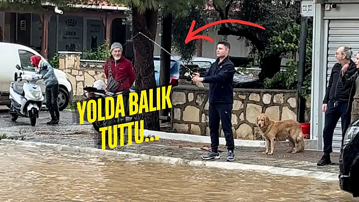 Ören'de Sağanak Yağış Caddeleri Göle Çevirdi