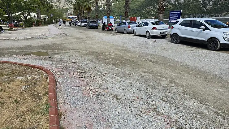Ören sahil yolu yenileniyor…
