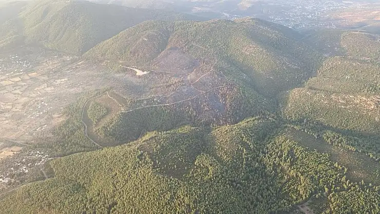 Pınarlıbelen orman yangını 18 saat sonra kontrol altına alındı…