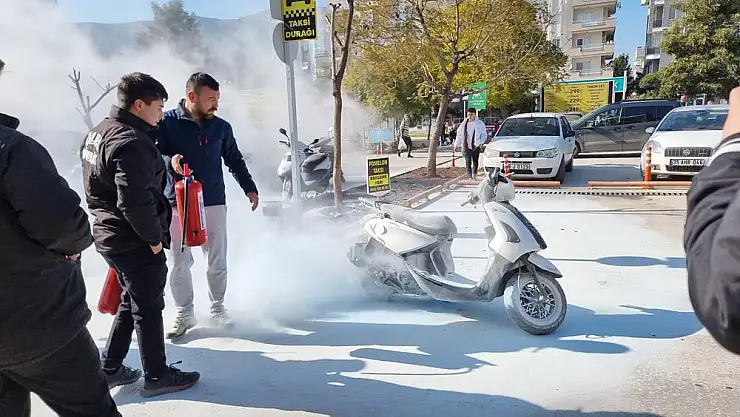 Pomelon AVM’de Motosiklet Yangını