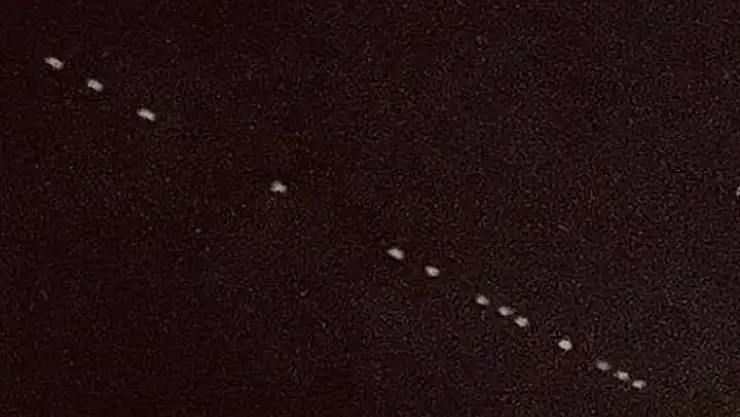 Starlink uyduları Milas’ta görüldü