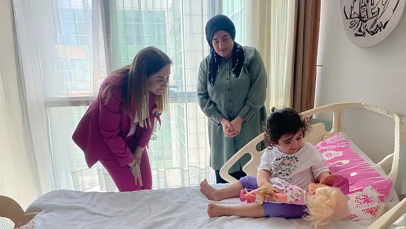 23 Nisan'da Başkan Doğru'dan hastanedeki çocuklara moral ziyareti