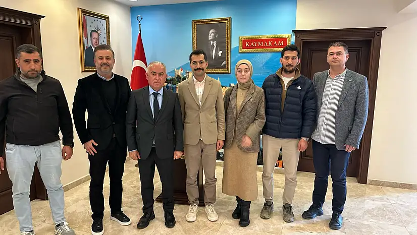 Anahtar Parti Bodrum Teşkilatı'ndan Kaymakam Çit'e ziyaret