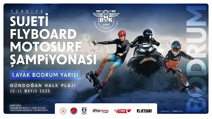 Bodrum Gündoğan'da su sporları heyecanı başlıyor